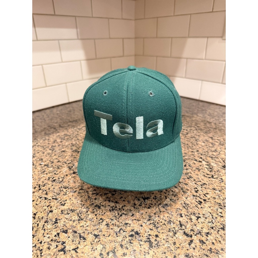 Cobra Caps Tela Snapback Hat Men's One Size Adjustable Green Wool Blend Baseball